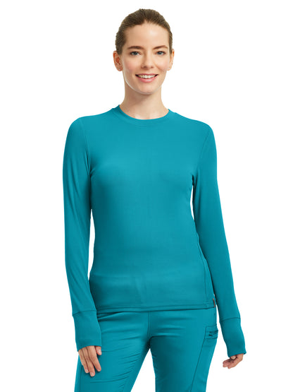 Women's Long-Sleeve Underscrub Tee - LT103 - Teal