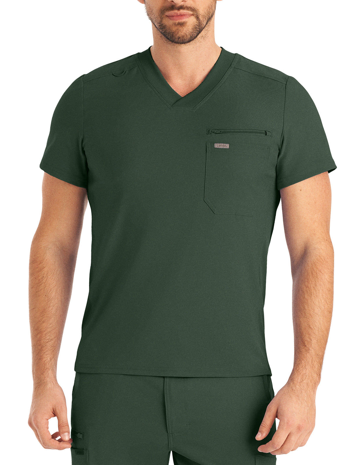 Men's 2-Pocket Tuckable V-Neck Top - LT111 - Mountain View