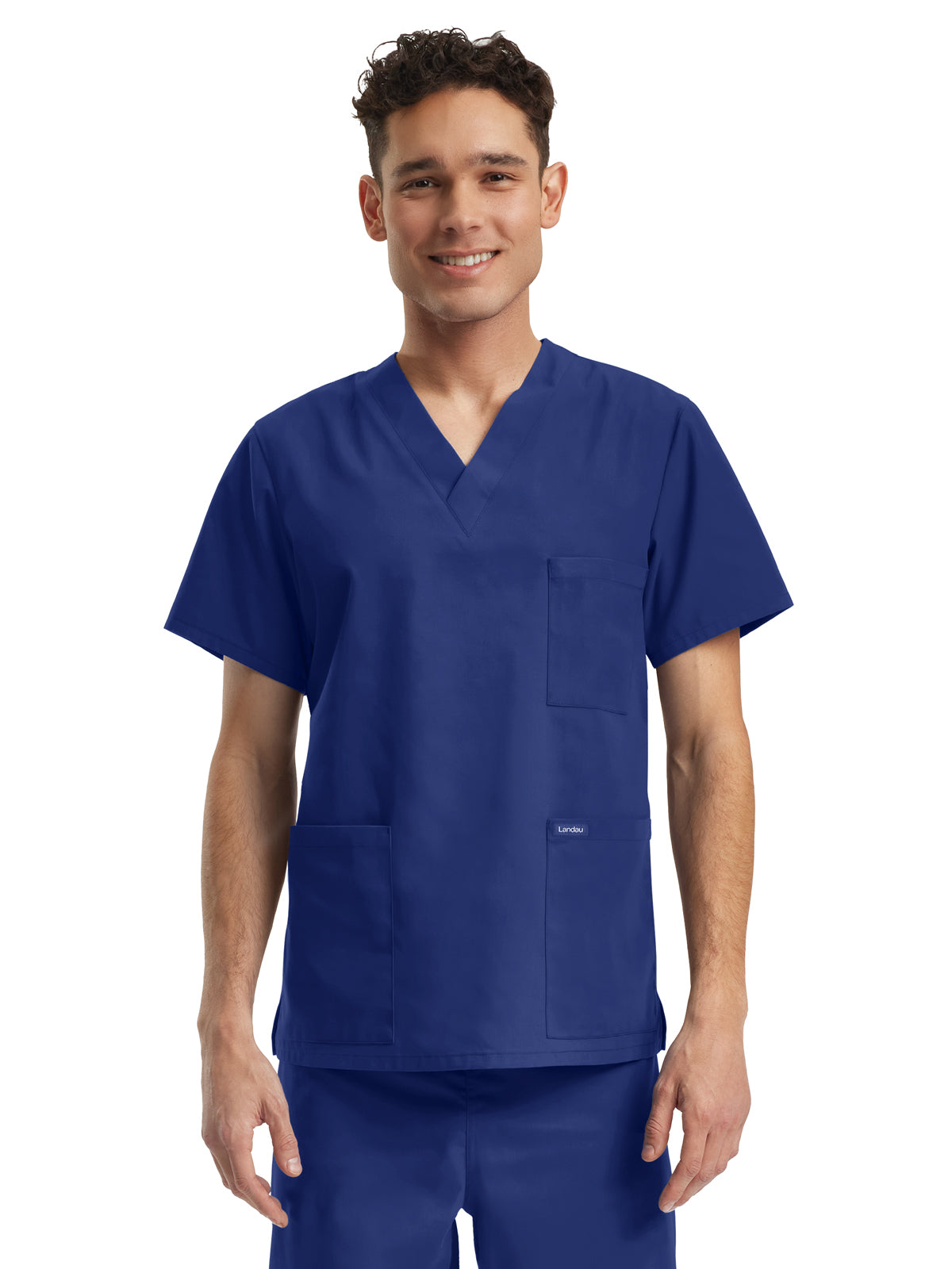 Unisex V-Neck Scrub Top - LT121 - Royal Blue