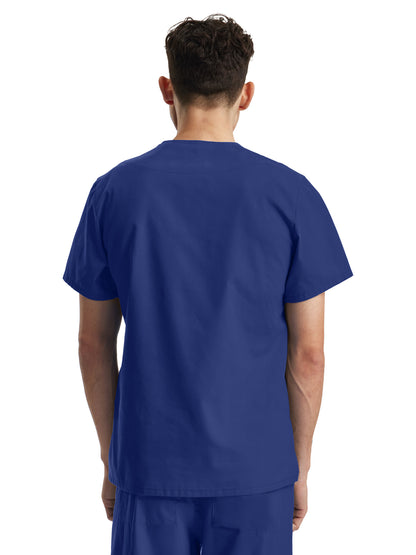 Unisex V-Neck Scrub Top - LT121 - Royal Blue