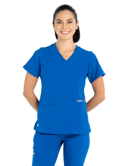 Women's Active Fashion Top - 1514 - Royal Blue
