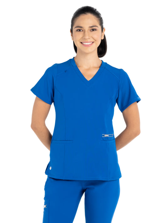 Women's Active Fashion Top - 1514 - Royal Blue