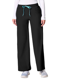 Women's 3-Pocket Wide Leg Pintuck Pant - 00009 - Black