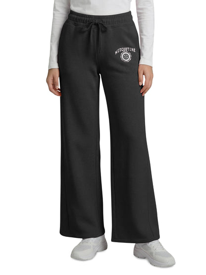 Women's 2-Pocket Wide Leg Pant - 00024 - Black Heather