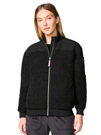 Women's 2-Pocket Sherpa Jacket - 00045 - Black