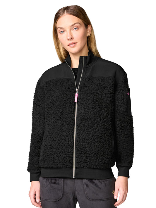 Women's 2-Pocket Sherpa Jacket - 00045 - Black