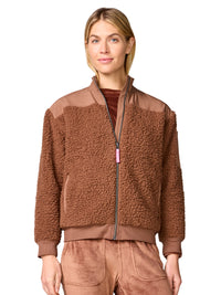 Women's 2-Pocket Sherpa Jacket - 00045 - Hot Cocoa
