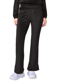 Women's 4-Pocket Velour Flare Leg Pant - 00047 - Black