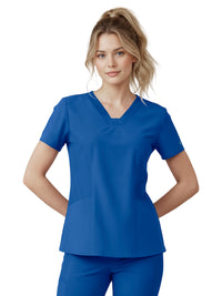 Women's 2-Pocket V-Neck Top - 00077 - Royal