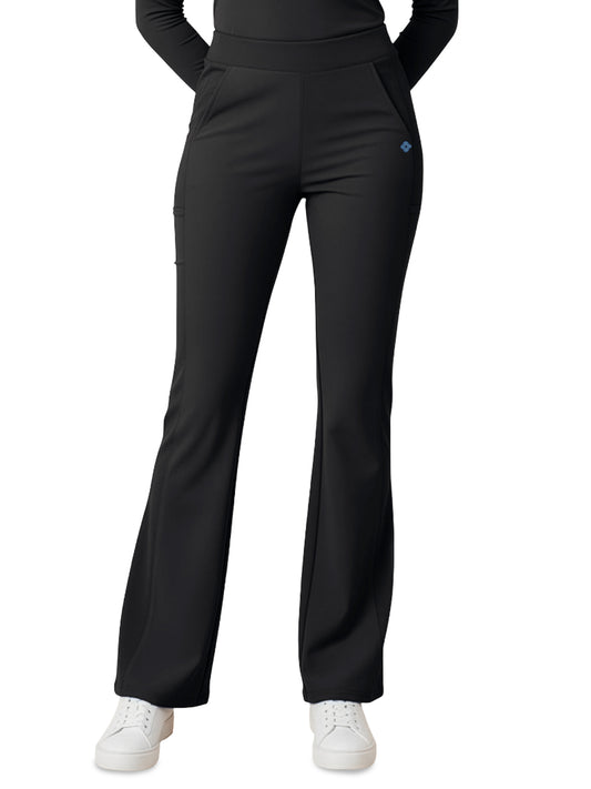 Women's 4-Pocket Flare Leg Pant - 00078 - Black