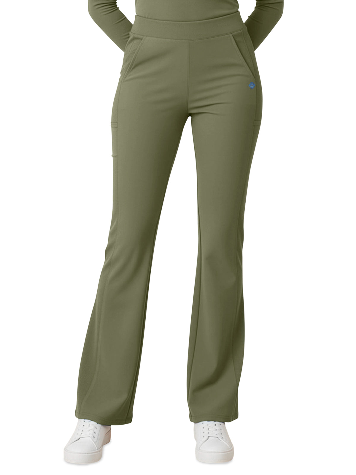 Women's 4-Pocket Flare Leg Pant - 00078 - Olive