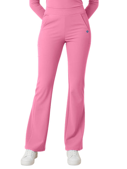 Women's 4-Pocket Flare Leg Pant - 00078 - Taffy Pink