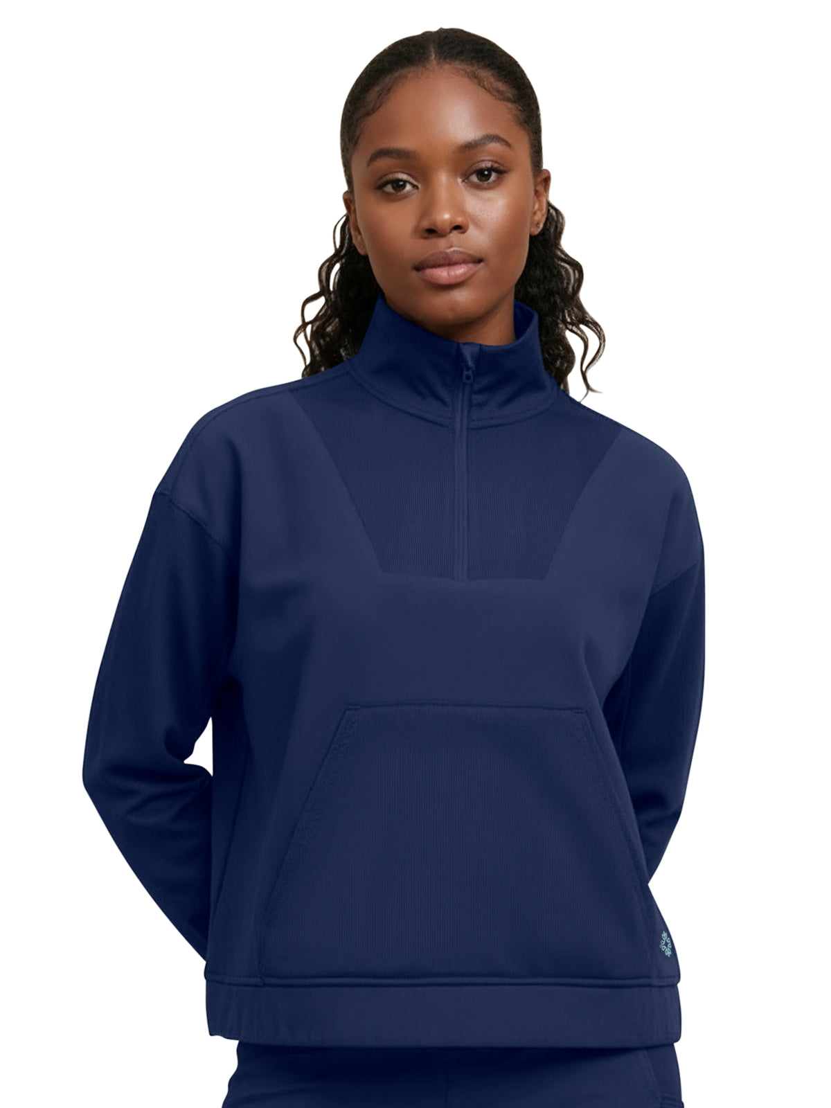 Women's 1-Pocket Half Zip Jacket - 00079 - Navy