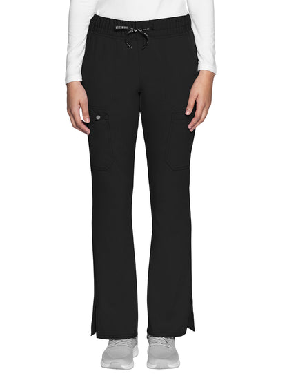 Women's 5-Pocket Flare Leg Pant - 007 - Black