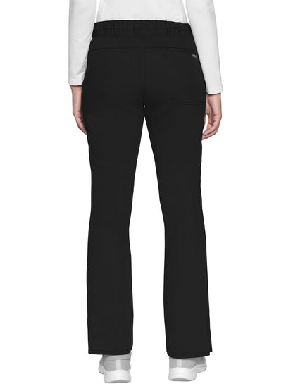 Women's 5-Pocket Flare Leg Pant - 007 - Black