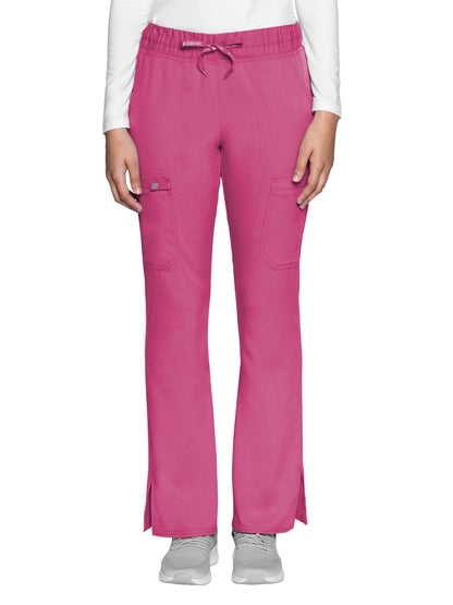 Women's 5-Pocket Flare Leg Pant - 007 - Raspberry Tart