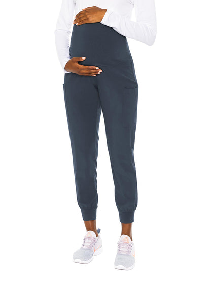 Women's 4-Pocket Maternity Jogger Pant - 029 - Pewter