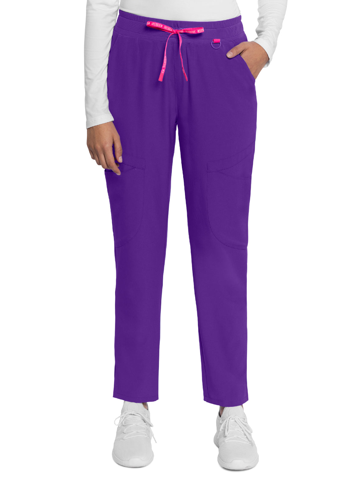 Women's 4-Pocket Mid Rise Scrub Pant - 101 - Purple Surge