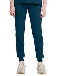 Women's 5-Pocket Mid Rise Jogger Pant - 102 - Caribbean