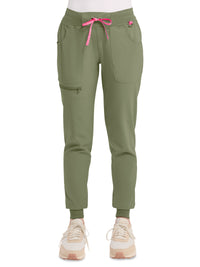 Women's 5-Pocket Mid Rise Jogger Pant - 102 - Olive