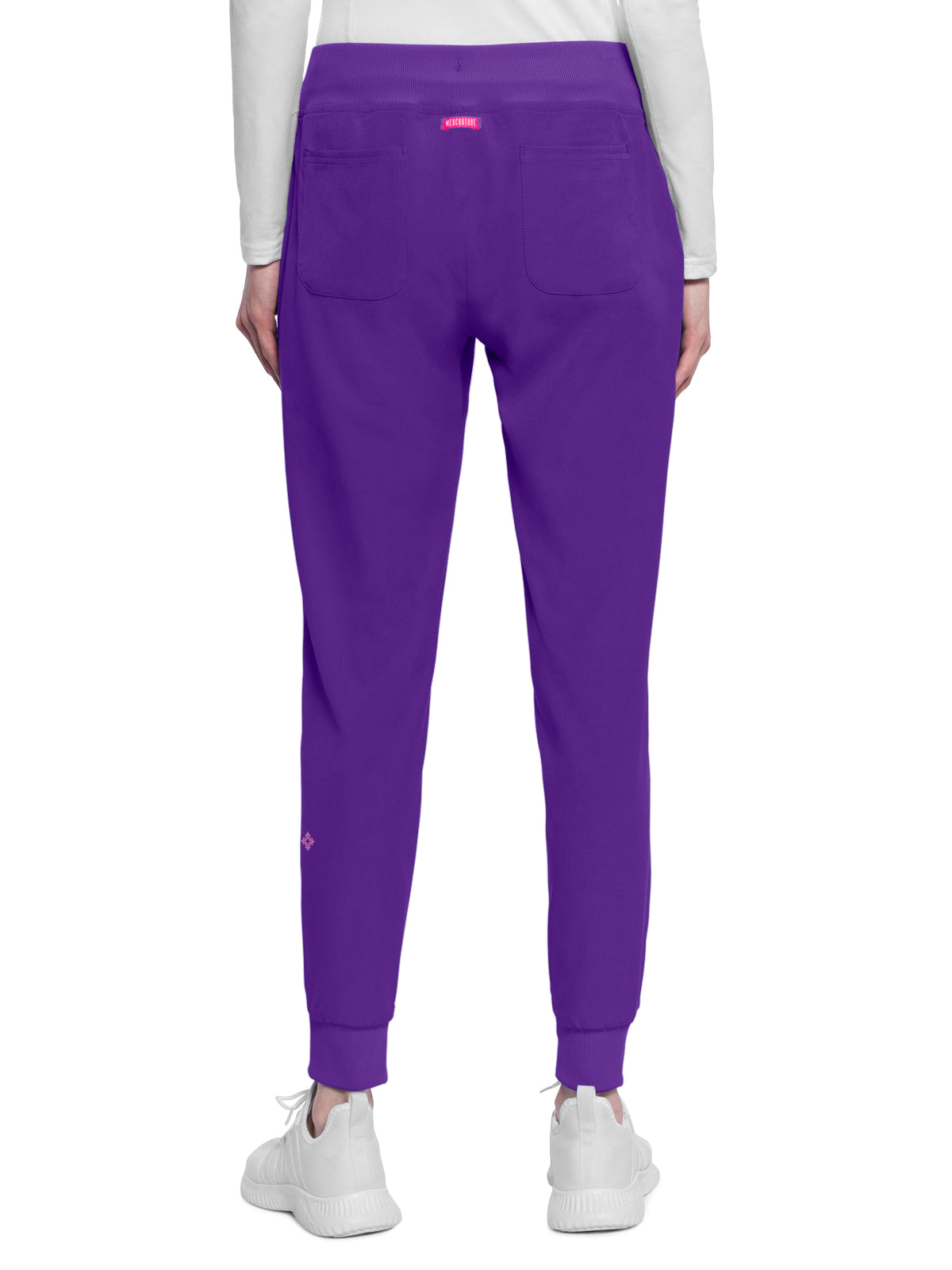 Women's 5-Pocket Mid Rise Jogger Scrub Pant - 102 - Purple Surge