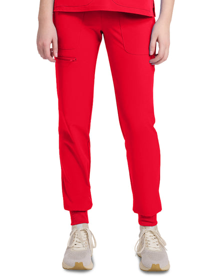 Women's 5-Pocket Mid Rise Jogger Pant - 102 - Solar Flare