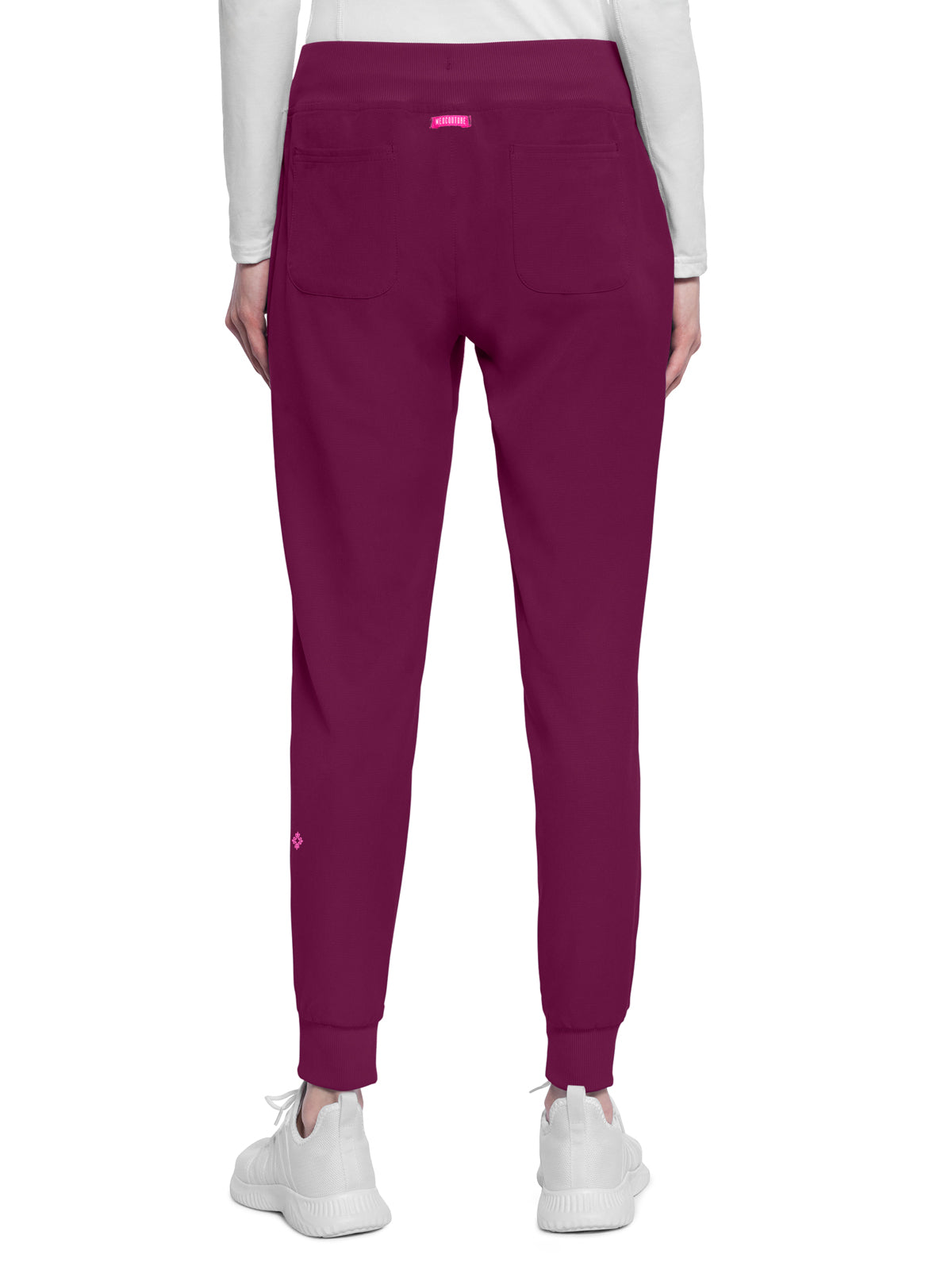 Women's 5-Pocket Mid Rise Jogger Pant - 102 - Wine