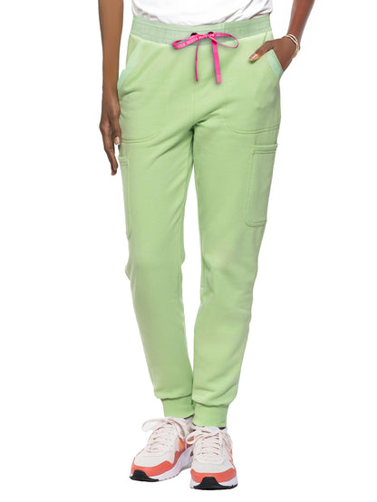 Women's 2-Pocket Natural Rise Jogger - 106 - Cyber Lime