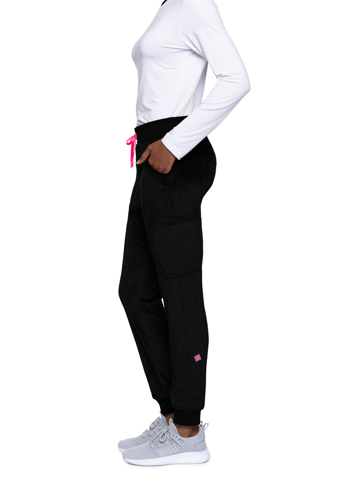 Women's 2-Pocket Natural Rise Jogger - 107 - Black