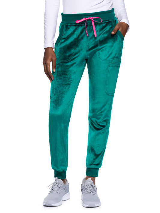 Women's 2-Pocket Natural Rise Jogger - 107 - Deep Emerald