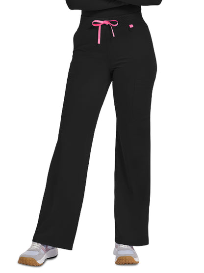 Women's 5-Pocket Wide Leg Pant - 109 - Black