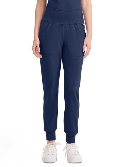 Women's 5-Pocket High Rise Jogger - 152 - Navy