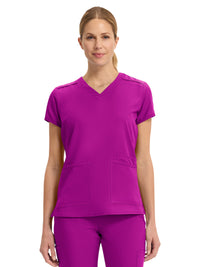 Women's 3-Pocket Shoulder Binding Top - 2411 - Back To The Fuschia