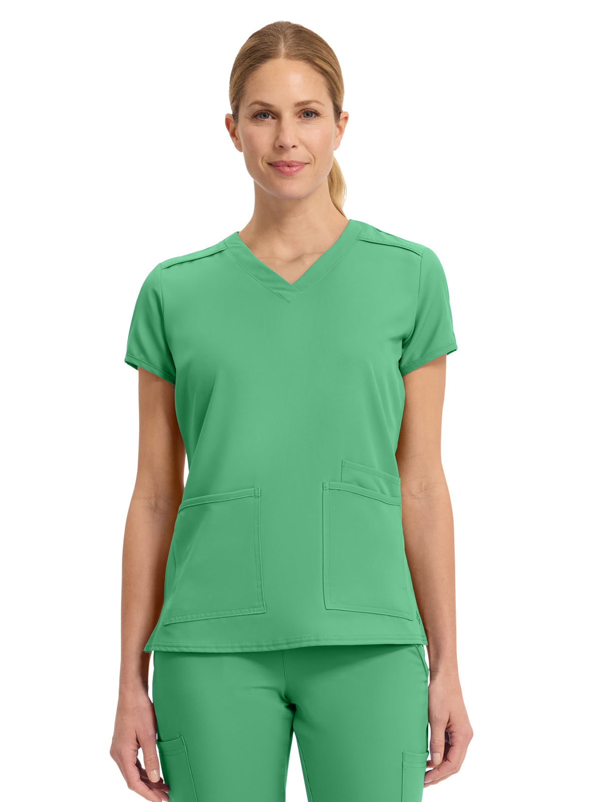 Women's 3-Pocket Shoulder Binding Top - 2411 - Mint Julep