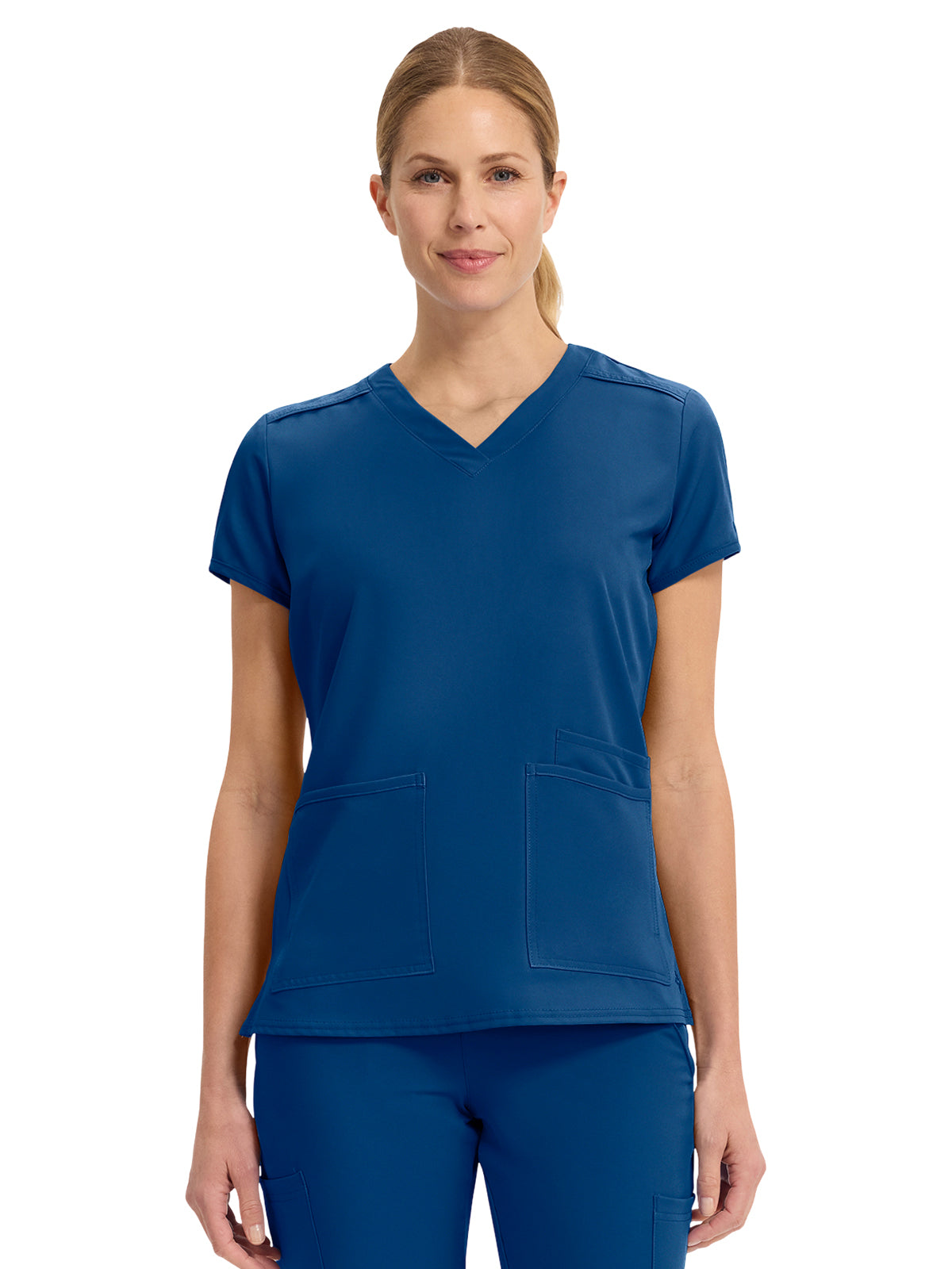 Women's 3-Pocket Shoulder Binding Top - 2411 - Ocean Abyss