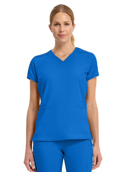 Women's 3-Pocket Shoulder Binding Top - 2411 - Royal