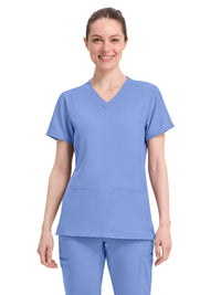 Women's 4-Pocket Shaped Shoulder Seam Top - 2468 - Ceil