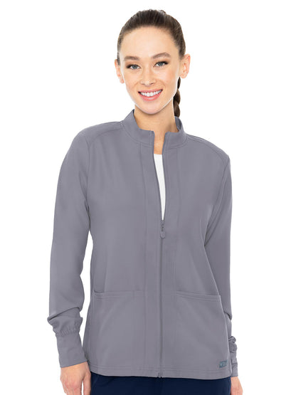 Women's 3-Pocket Zip Front Warm-Up Jacket - 2660 - Cloud