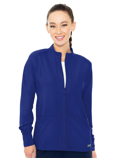 Women's 3-Pocket Zip Front Warm-Up Jacket - 2660 - Galaxy