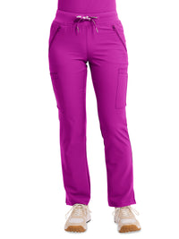 Women's 4-Pocket Jersey-Knit Waistband Pant - 2702 - Back To The Fuschia