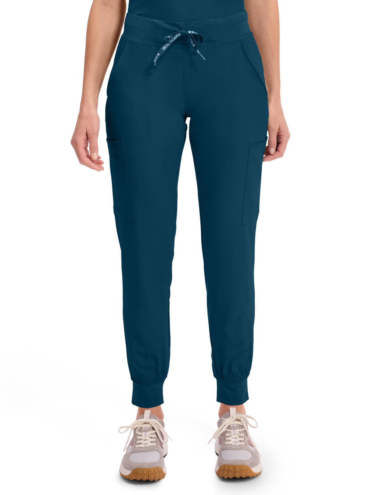 Women's 6-Pocket Jersey-Knit Waistband Jogger Pant - 2711 - Caribbean