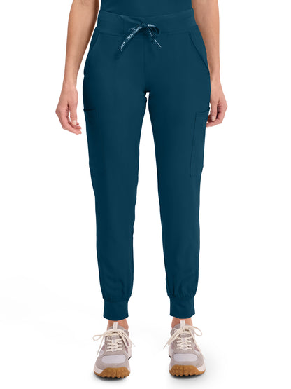 Women's 6-Pocket Jersey-Knit Waistband Jogger Pant - 2711 - Caribbean