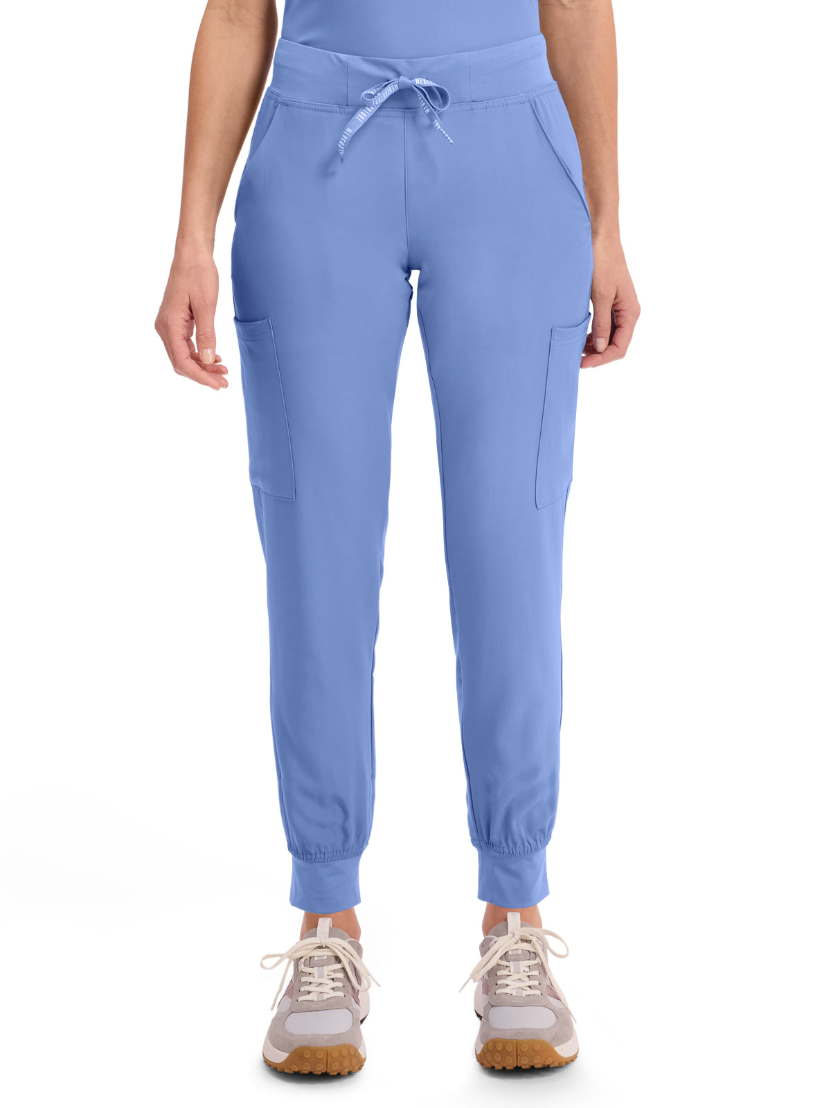 Women's 6-Pocket Jersey-Knit Waistband Jogger Pant - 2711 - Ceil