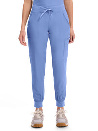 Women's 6-Pocket Jersey-Knit Waistband Jogger Pant - 2711 - Ceil