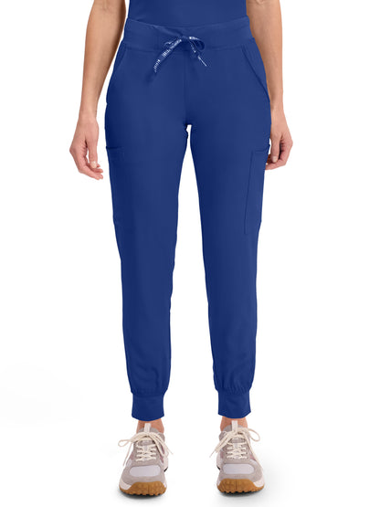 Women's 6-Pocket Jersey-Knit Waistband Jogger Pant - 2711 - Galaxy