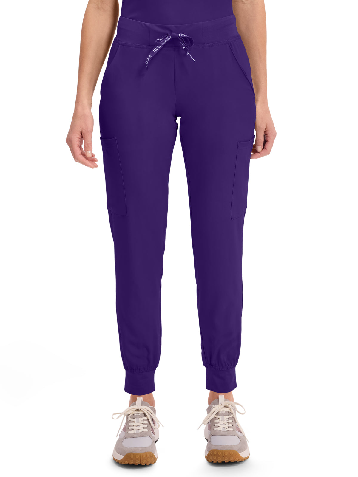 Women's 6-Pocket Jersey-Knit Waistband Jogger Pant - 2711 - Grape