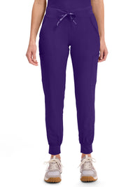 Women's 6-Pocket Jersey-Knit Waistband Jogger Pant - 2711 - Grape