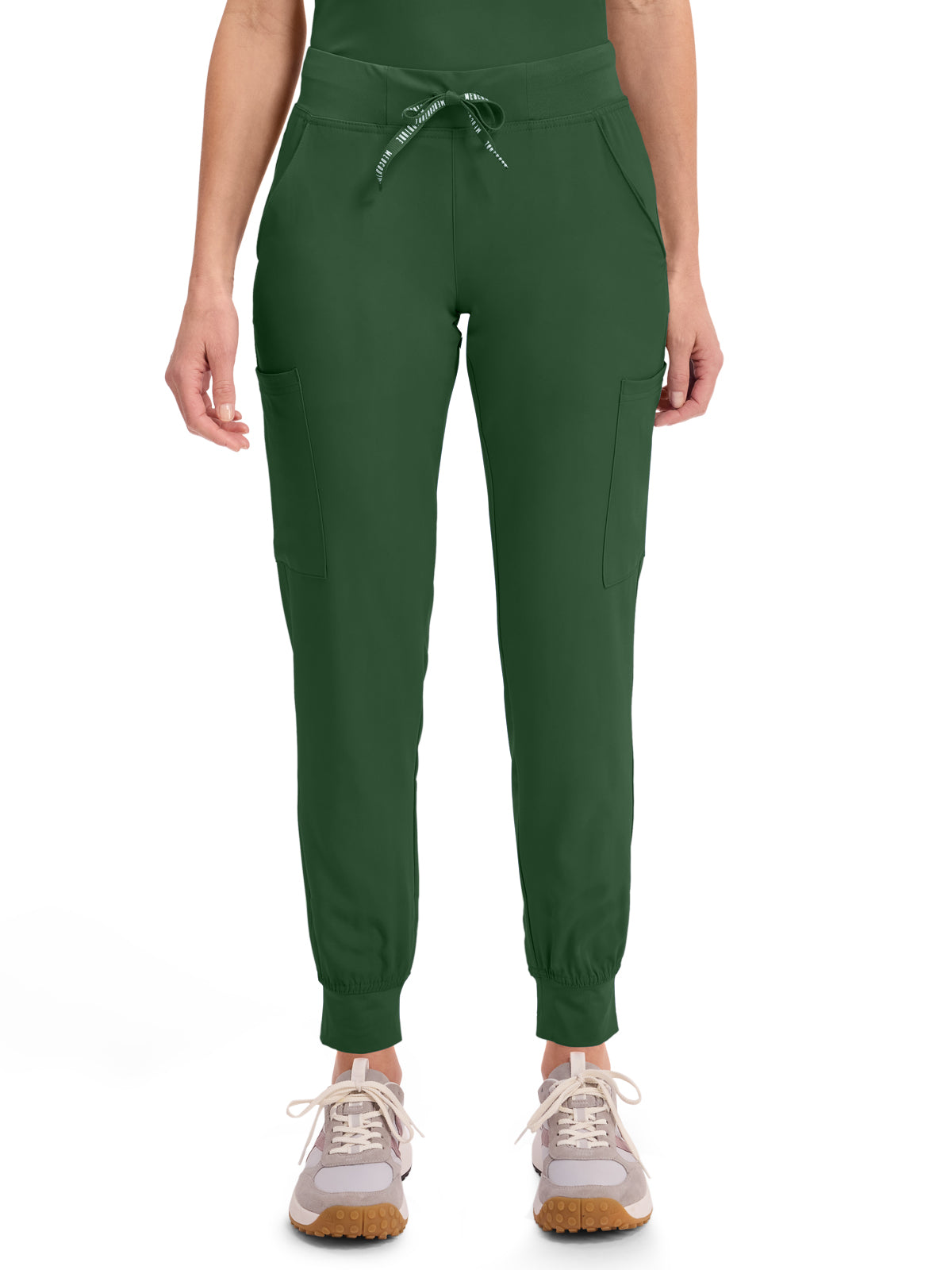 Women's 6-Pocket Jersey-Knit Waistband Jogger Pant - 2711 - Hunter