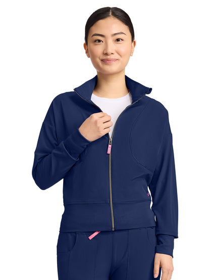 Women's 2-Pocket Warm Up Jacket - 303 - Navy