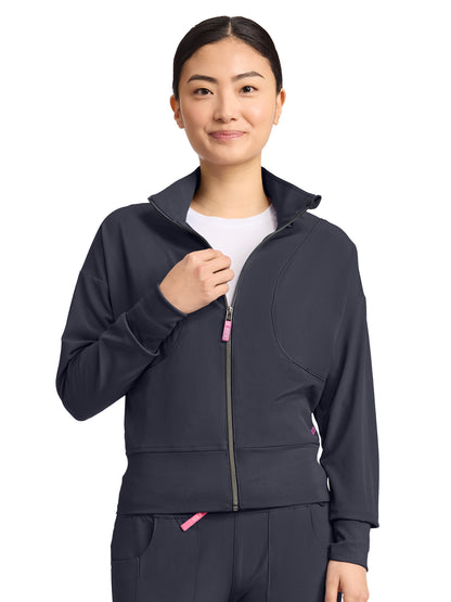 Women's 2-Pocket Warm Up Jacket - 303 - Pewter